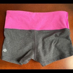 Lululemon in movement shorts